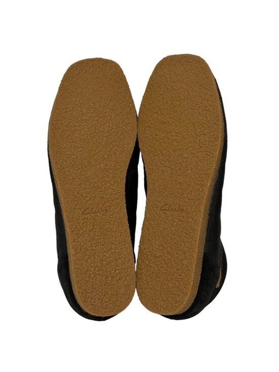 Clarks Mens Shacre II Step Moc Loafers Size 12 Wide Black Casual Suede Textile main image 9